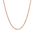1.50 mm 14K Rose Gold Sparkle Chain