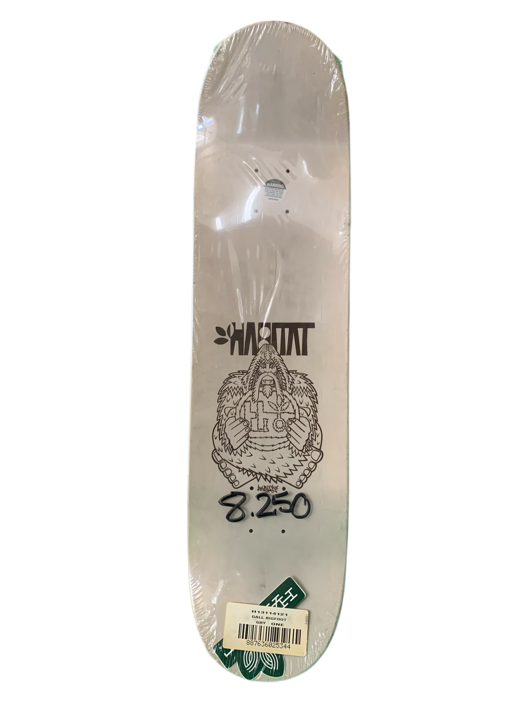 Habitat Fred Gall Bigfoot 8.25" Classic Skateboard Deck