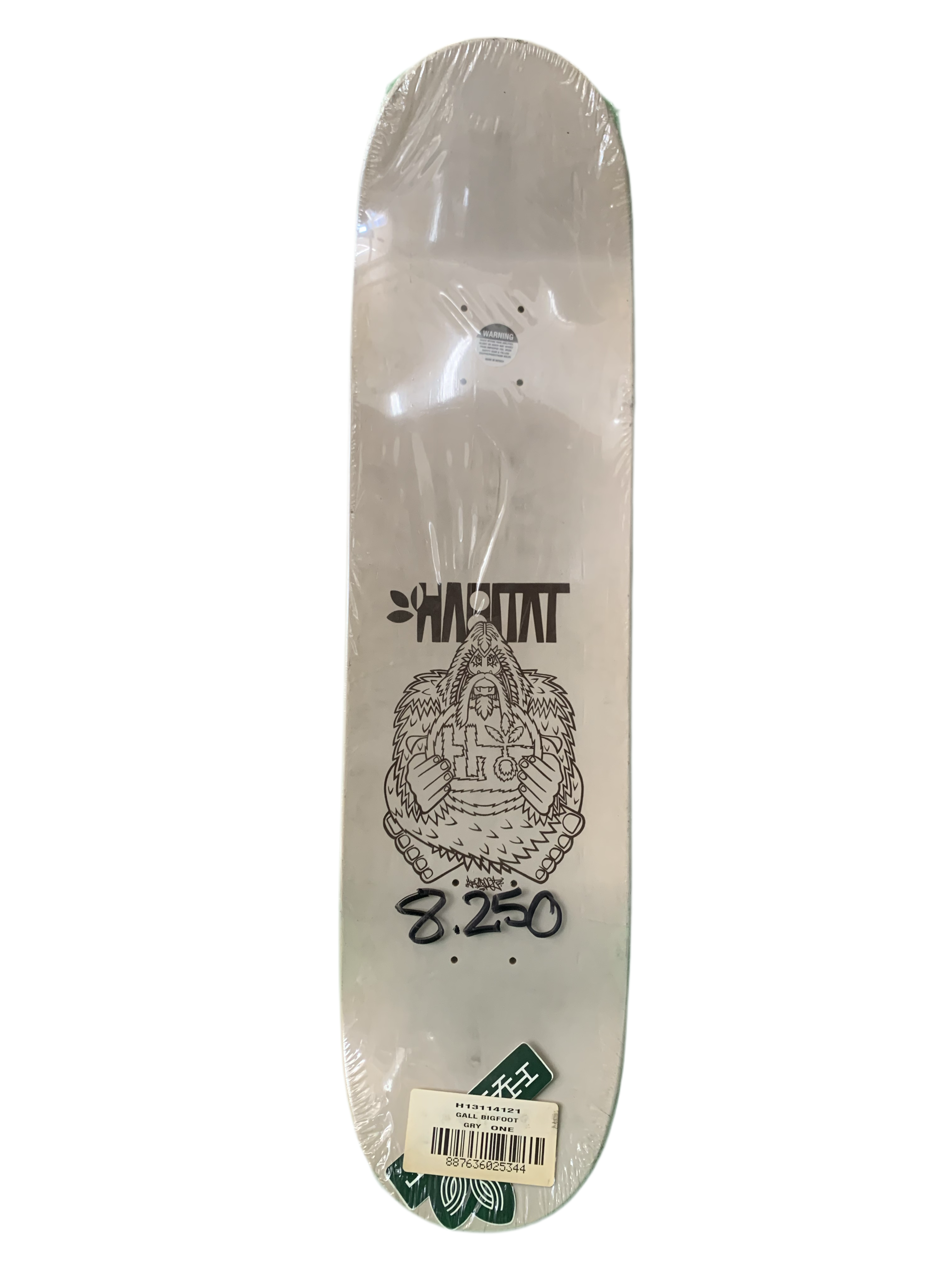 Habitat Fred Gall Bigfoot 8.25" Classic Skateboard Deck