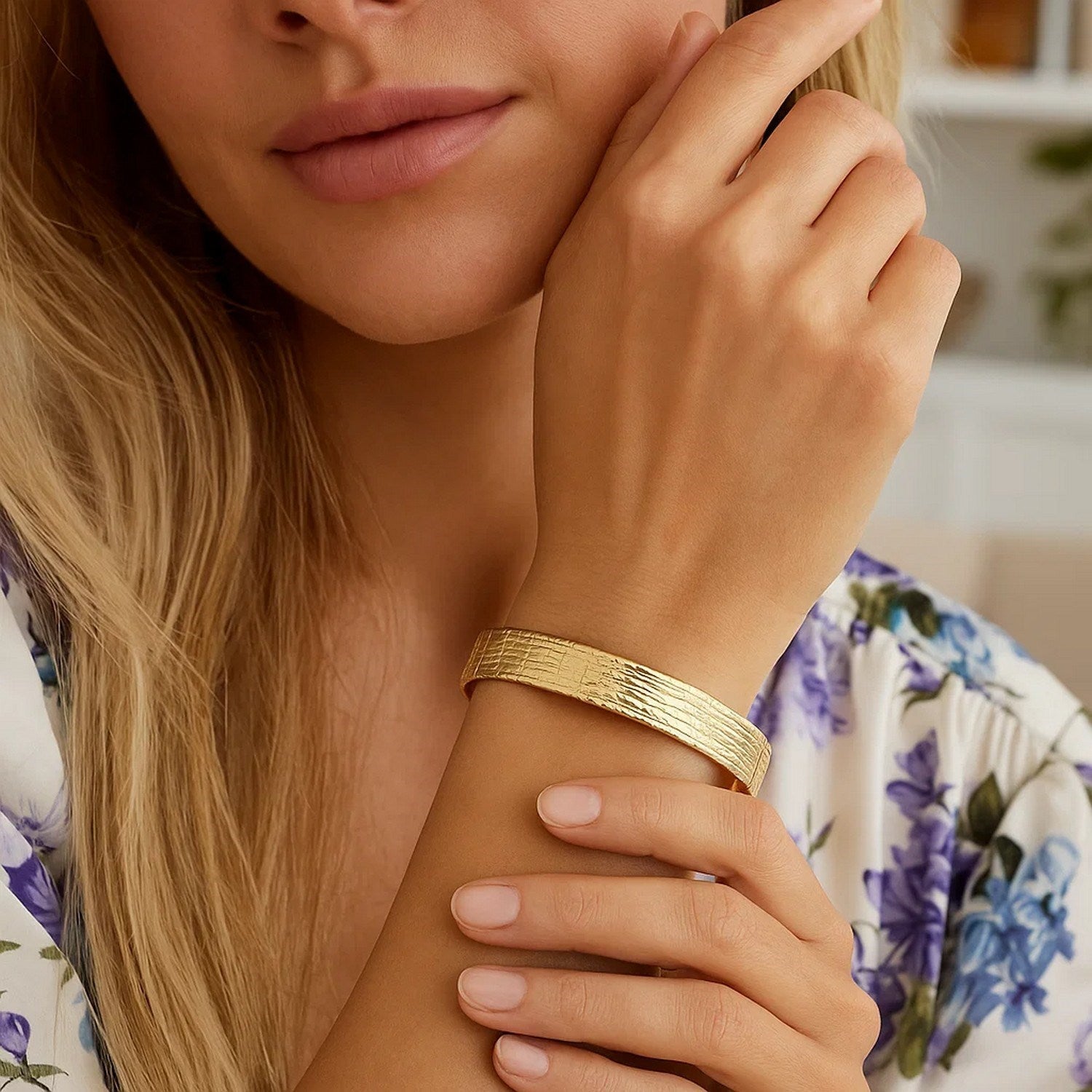 Glacier Bracelet in 14K Yellow Gold (8.00 mm)