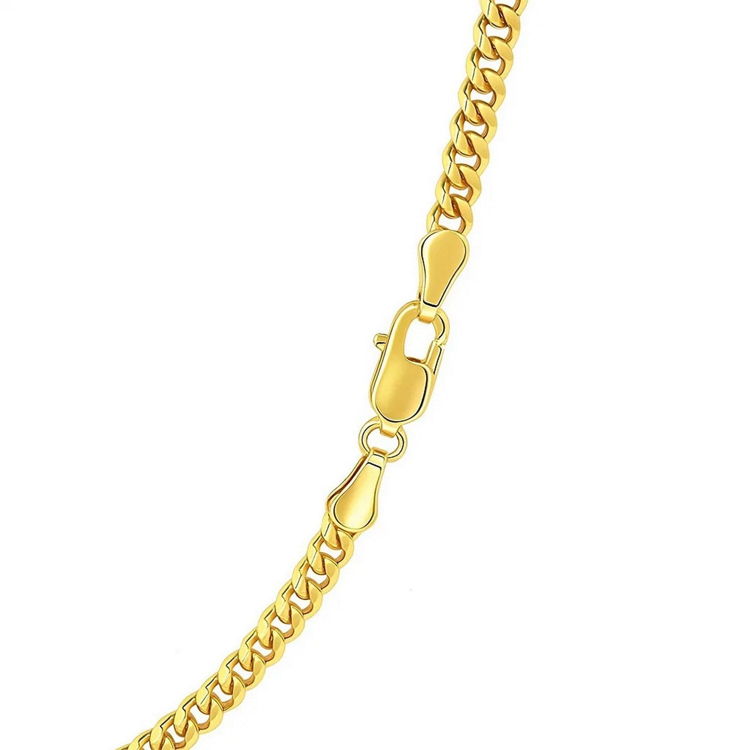 14k Yellow Gold Light Gourmette Chain (3.60 mm)