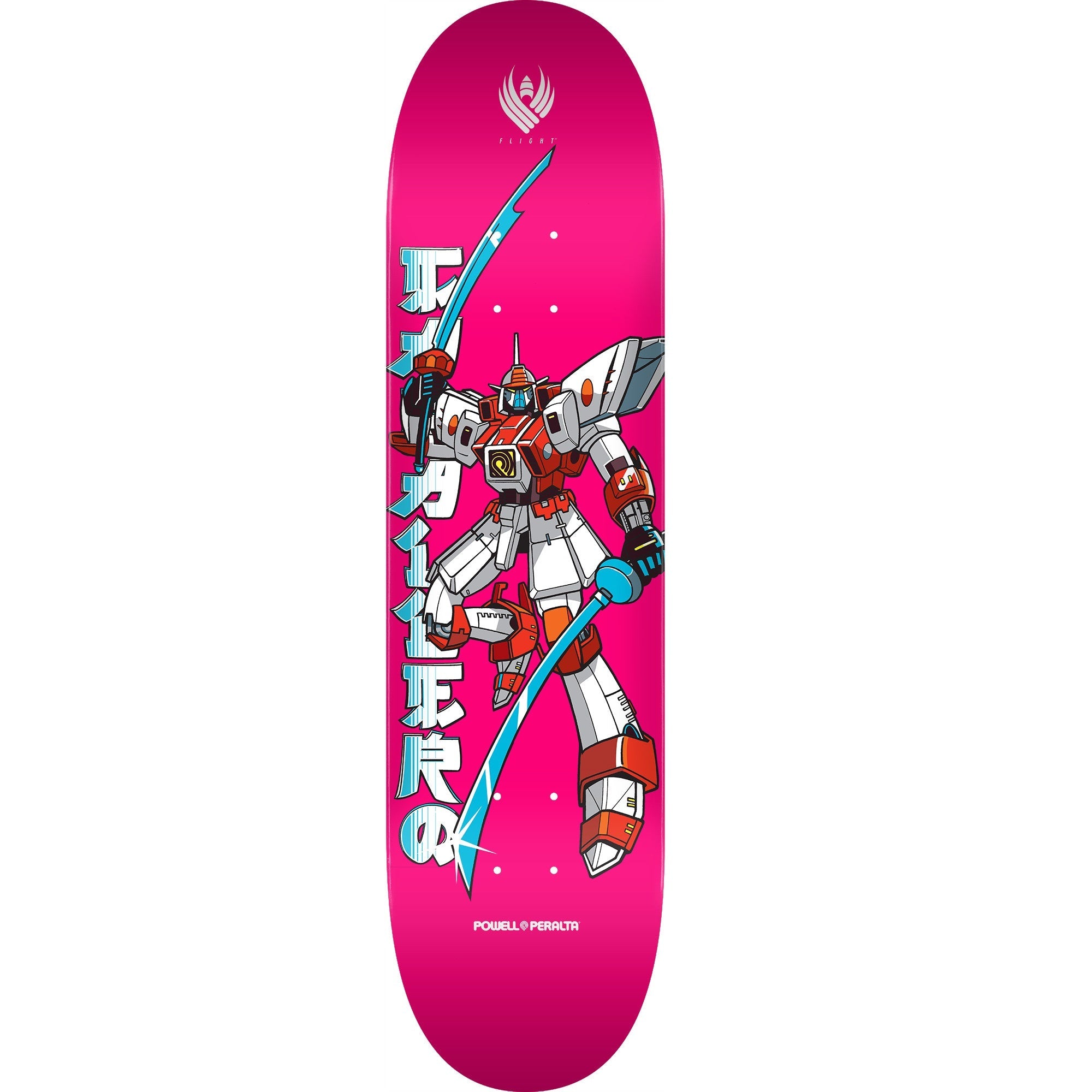 Powell Peralta Steve Caballero Gundam Flight Skateboard Deck - 8.5″ Pink