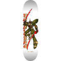 Powell Peralta Steve Caballero Gundam Skateboard Deck - 8.25″ White/Gold Foil