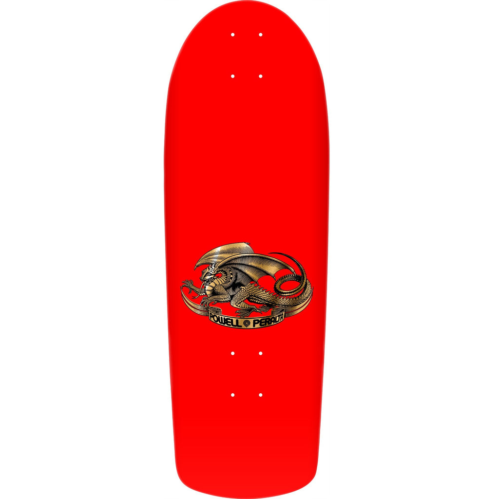 Powell Peralta Mike McGill 40th Anniversary McTwist Reissue Skateboard Deck - 10" Red/Gold Foil