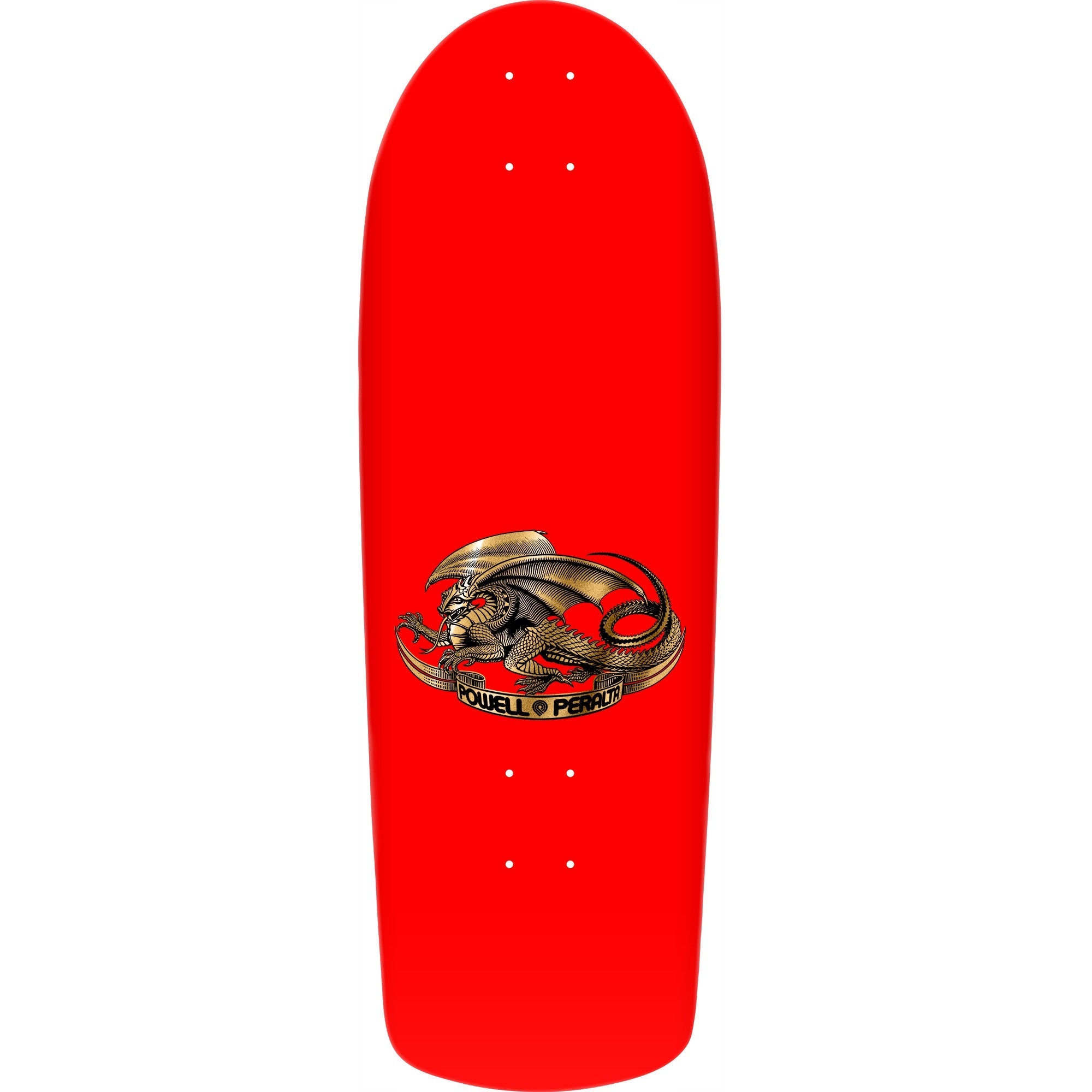 Powell Peralta Mike McGill 40th Anniversary McTwist Reissue Skateboard Deck - 10" Red/Gold Foil