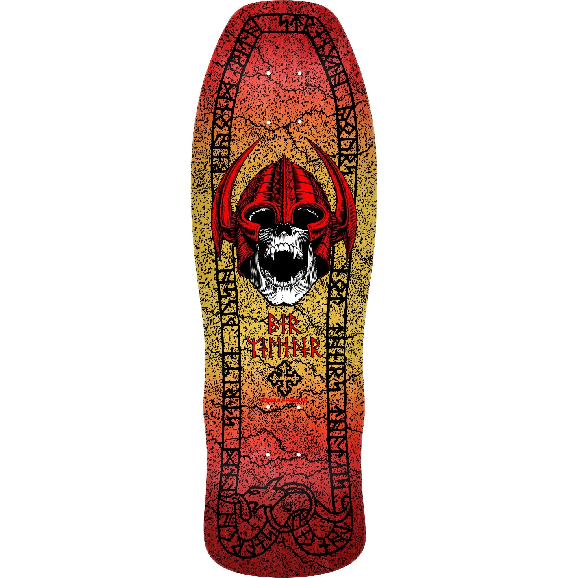 Powell Peralta Welinder Classic Skateboard Deck - 9.62" Red/Yellow Fade **PRE-ORDER**