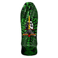 Powell Peralta GeeGah Skull and Sword Skateboard Deck - 9.75″ Green Foil