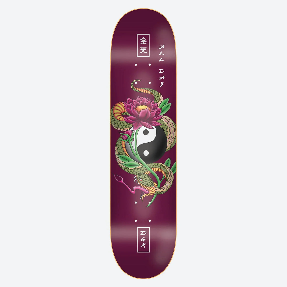 DGK Viper Skateboard Deck - 8.1″ Burgundy