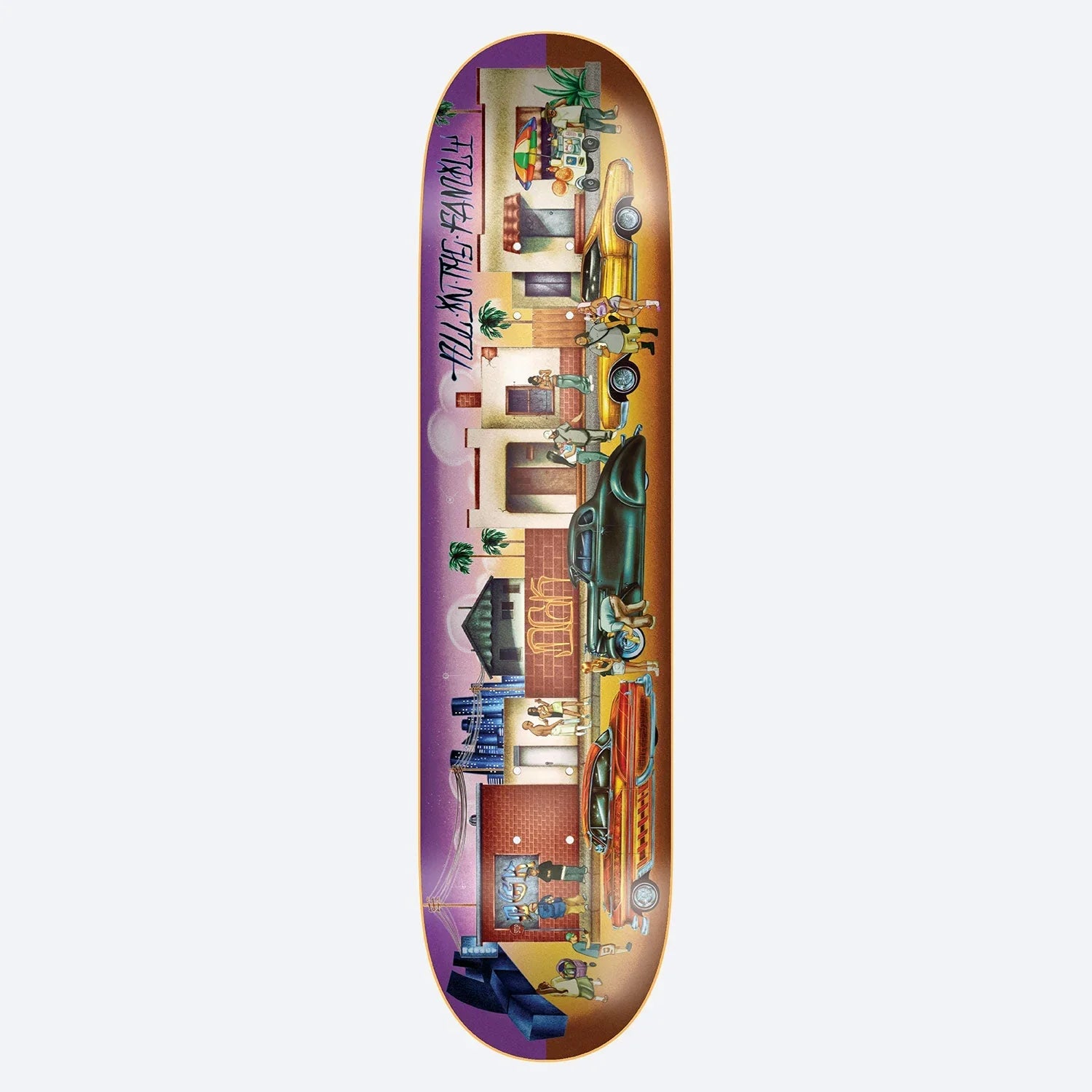 DGK x Hey Ruca All in the Family Skateboard Deck - 8.1″ Multi