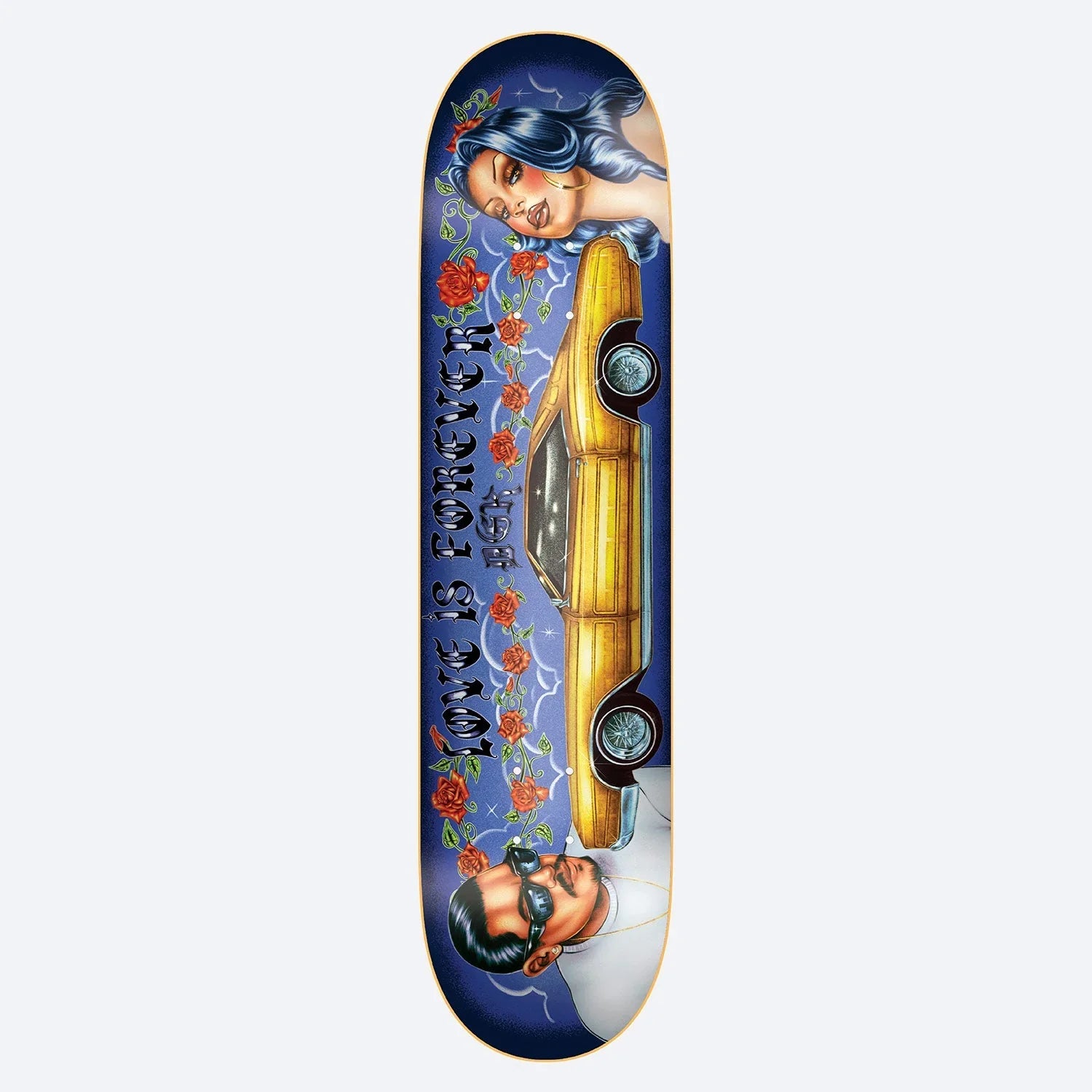 DGK x Hey Ruca Love is Forever Skateboard Deck - 8.38″ Multi