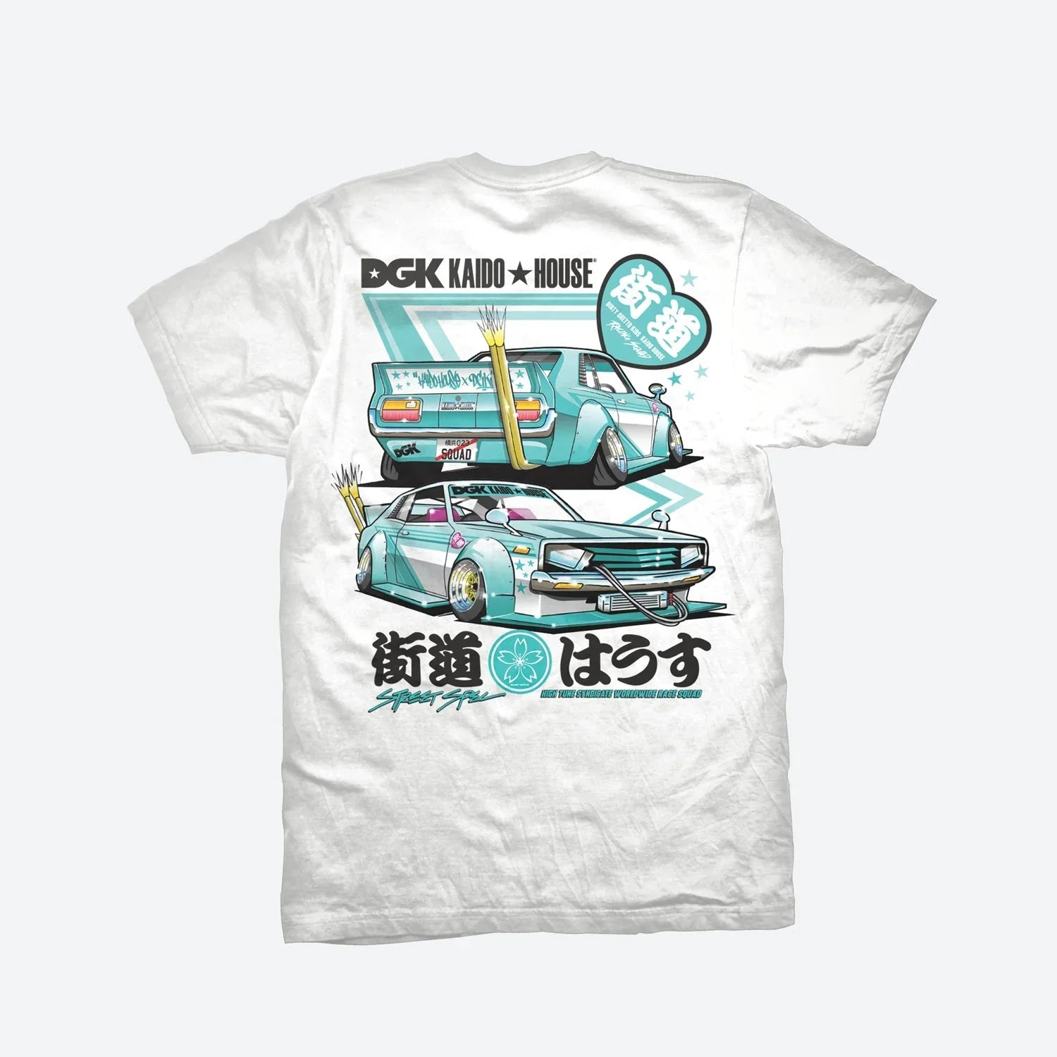DGK x Kaido House Zokusha T-Shirt - White