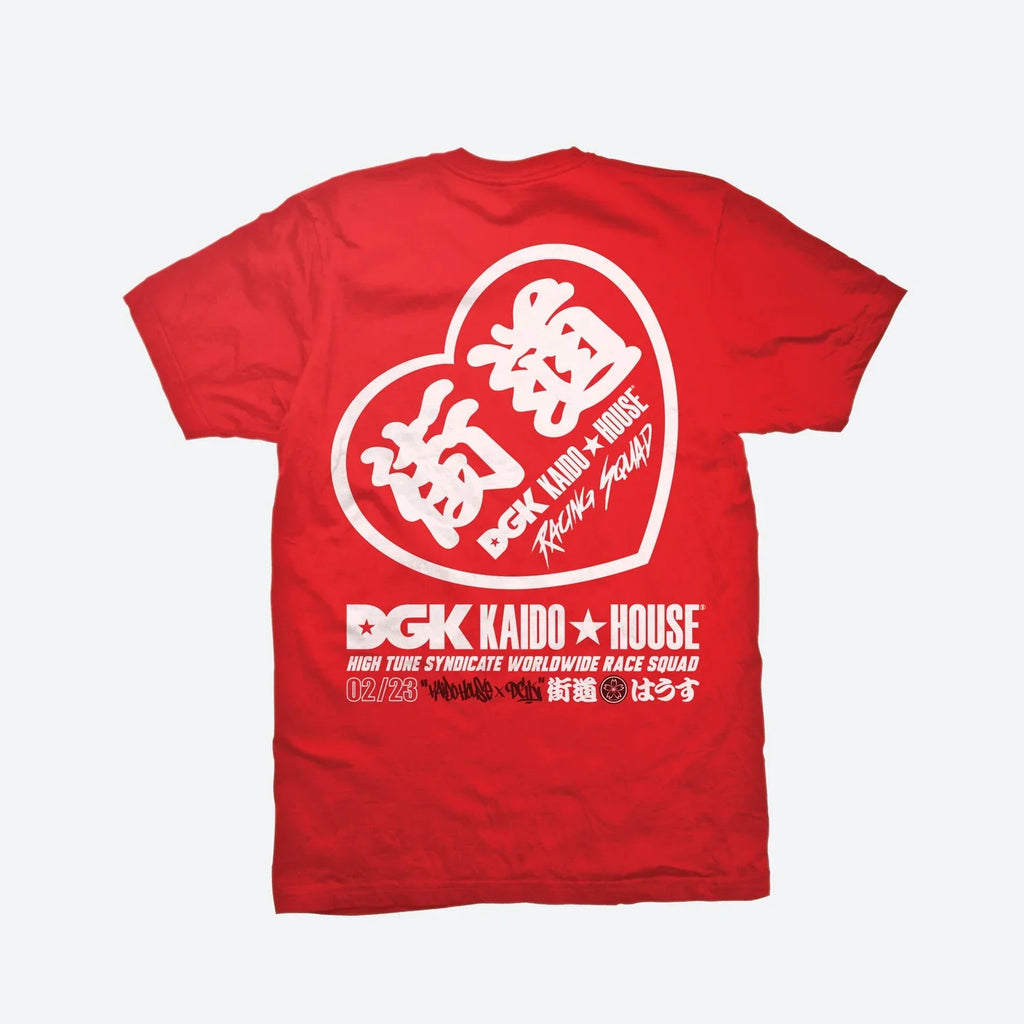 DGK x Kaido House Konbini T-Shirt - Red