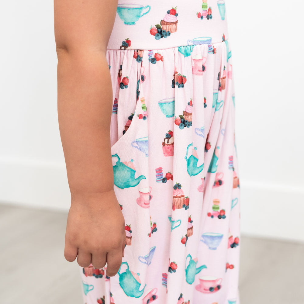 Lillian's Garden Tea Party Bamboo Leggy Romper