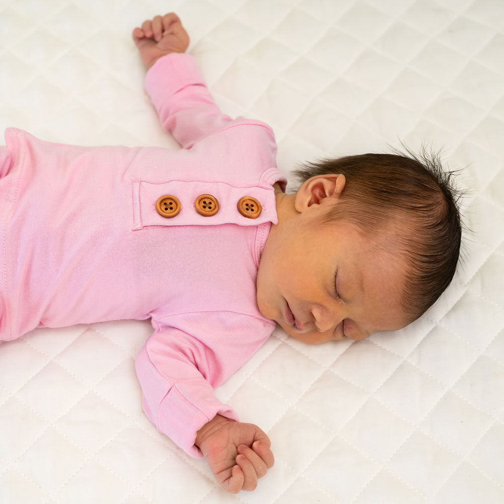 Light Pink Infant 2-Piece Bamboo Set