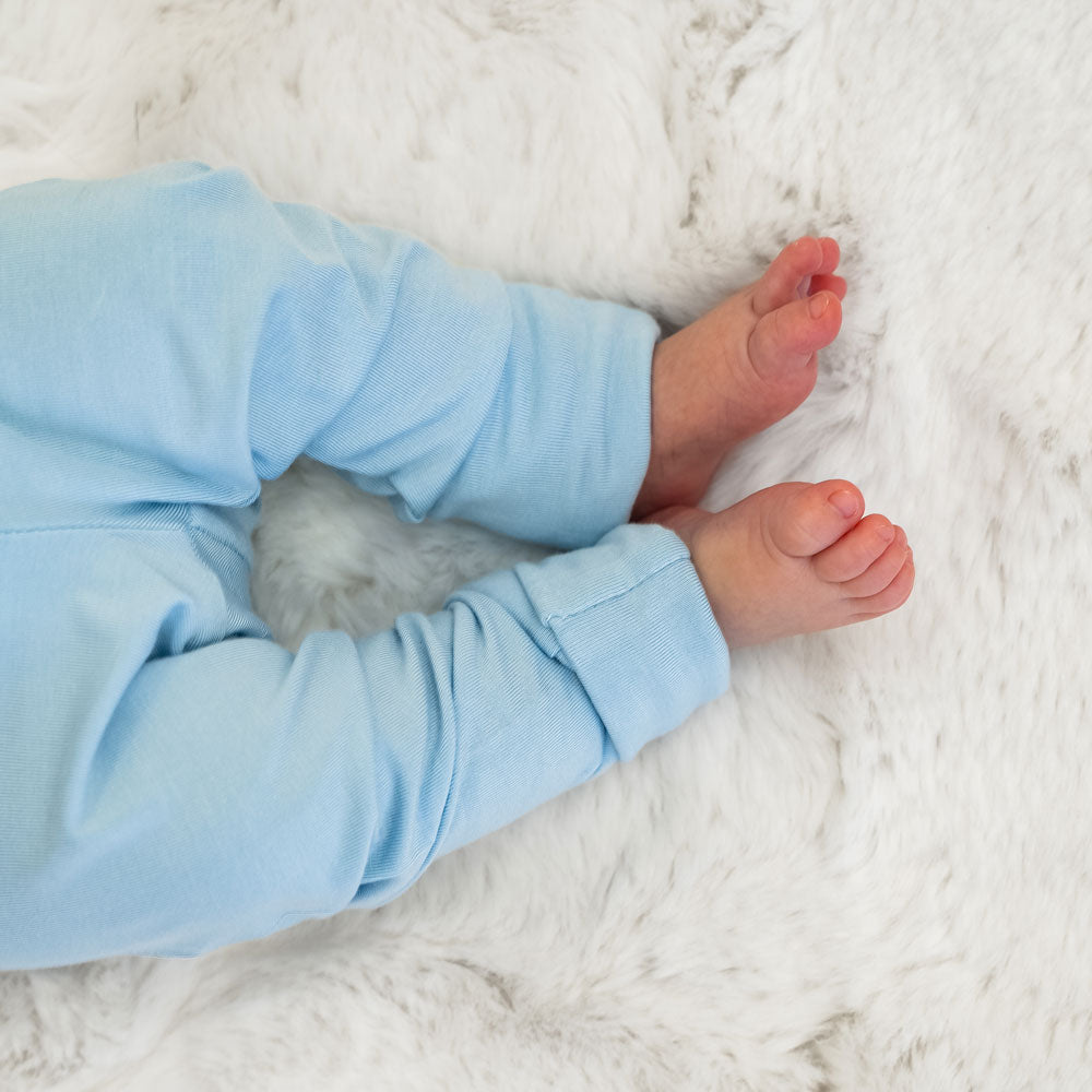 Light Blue Infant 2-Piece Bamboo Set