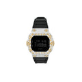 925 Silve Chrome Bezel G-Shock Moissanite DW5600BB-1 Watch