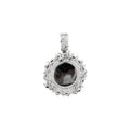 925 Silver Moissanite Dove Photo Pendant