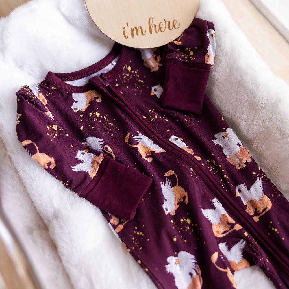 Griffin Bamboo Convertible Footie