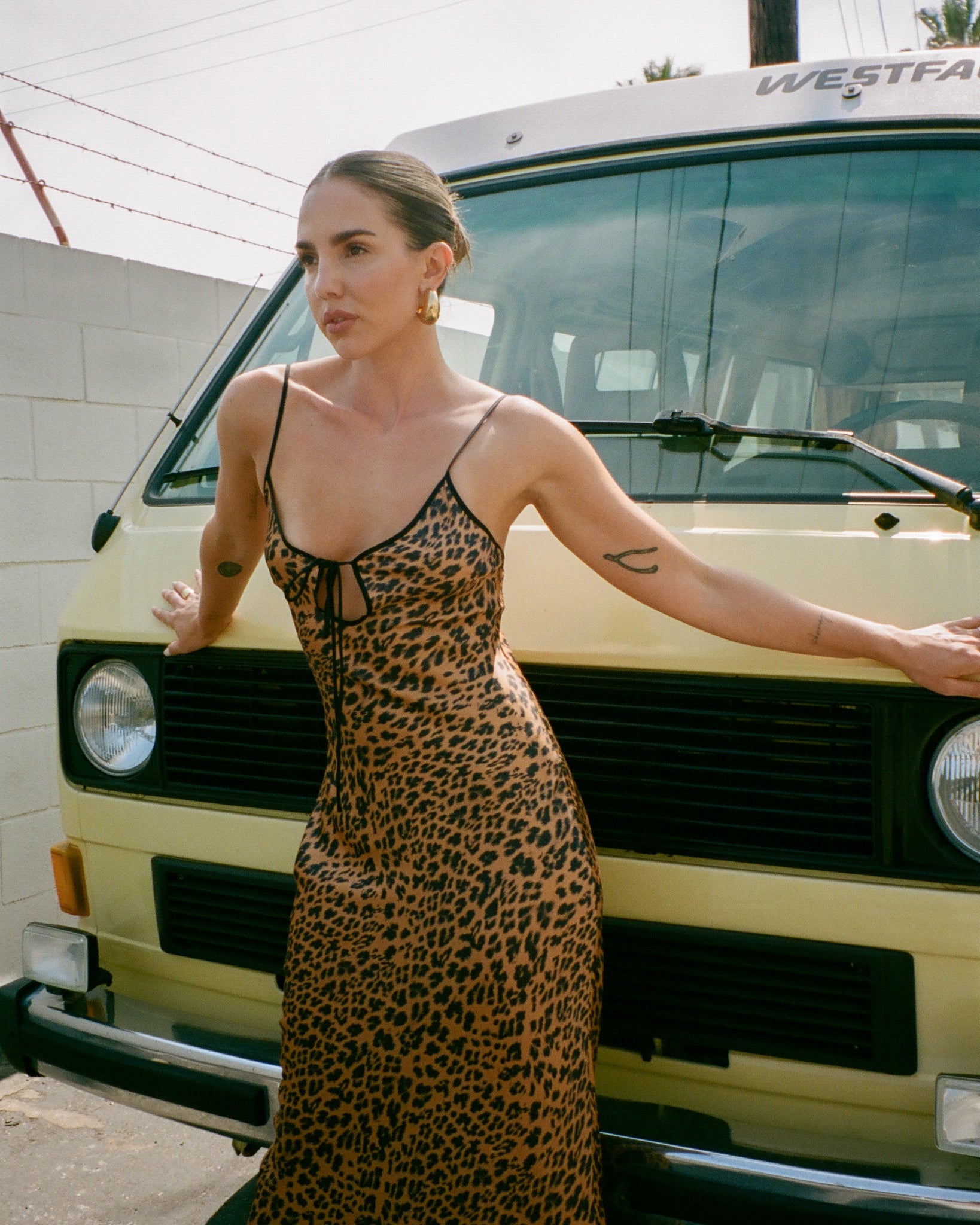 Rumored Dayton Maxi Dress Leopard
