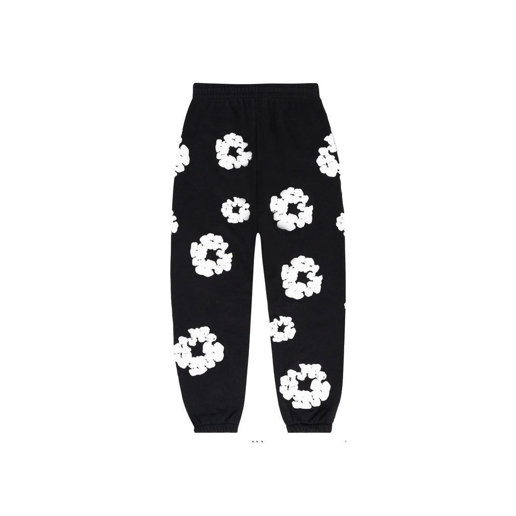 Denim Tears Cotton Wreath Sweatpants Black