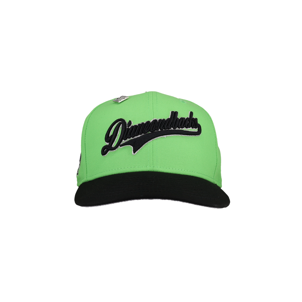 Arizona Diamondbacks 25th Anniversary Lime Metallic 59Fifty Fitted Hat