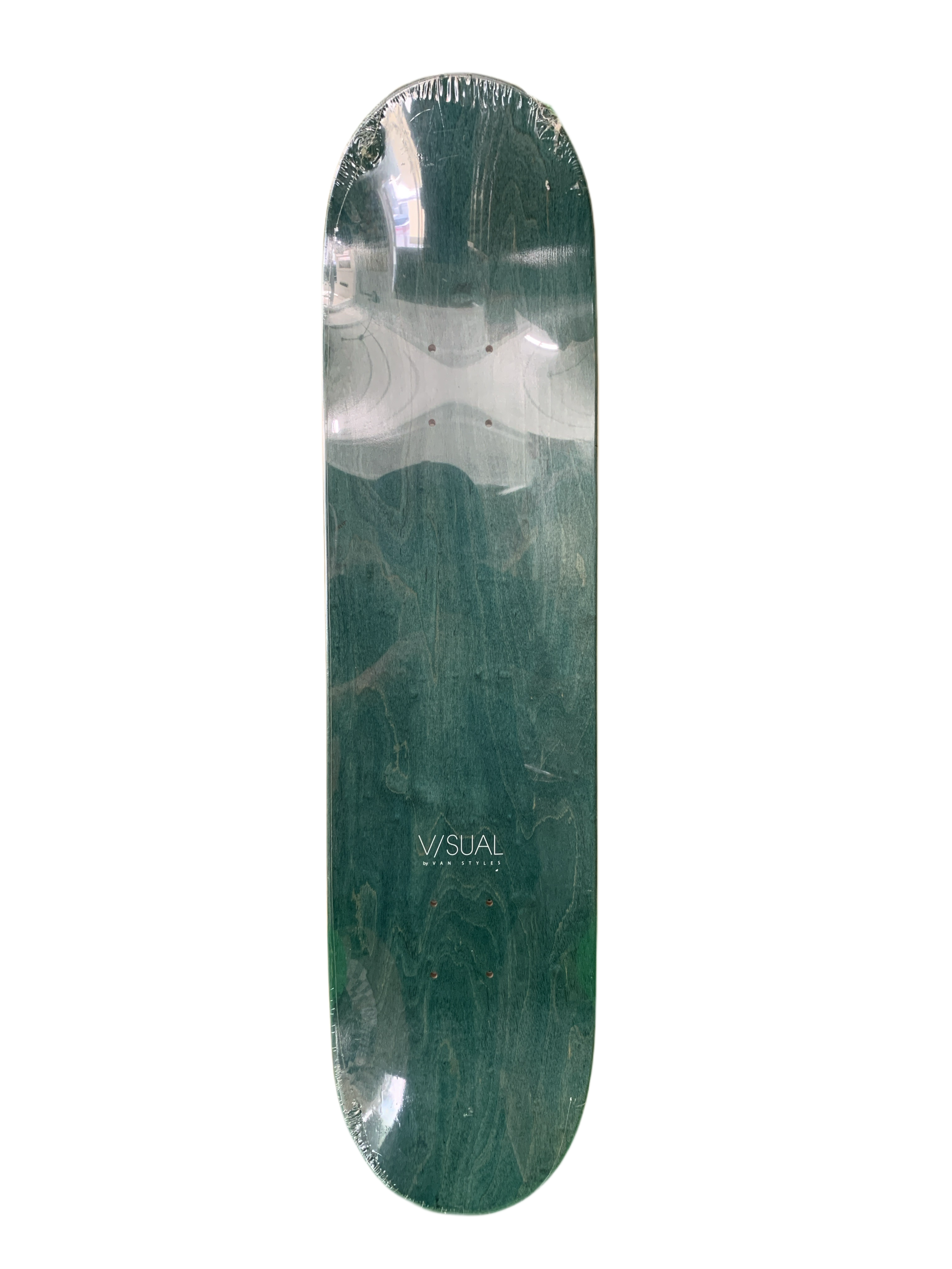 Visual x Trashhand In Flames 8" Classic Skateboard Deck