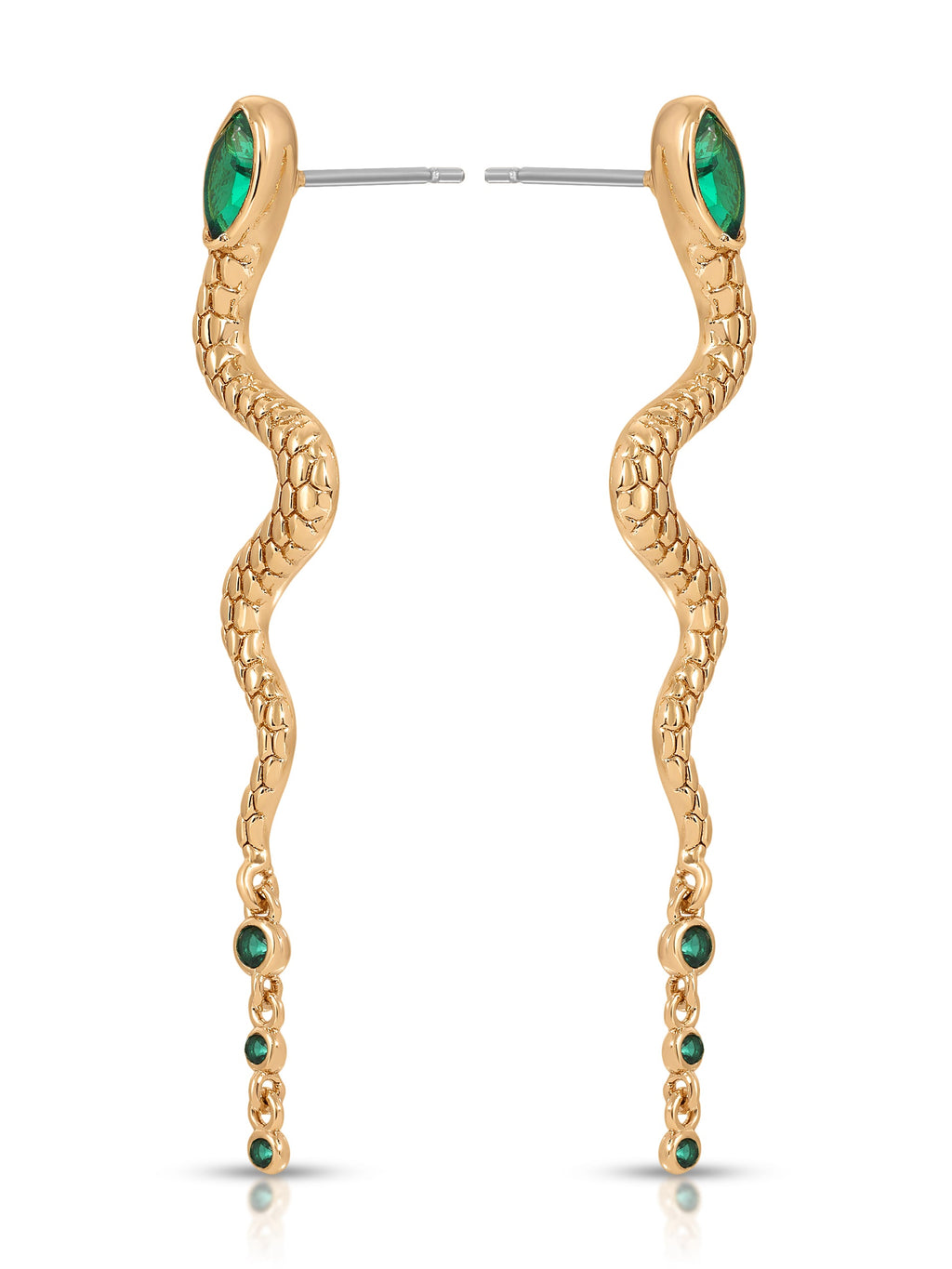 Serpentina Snake Earrings