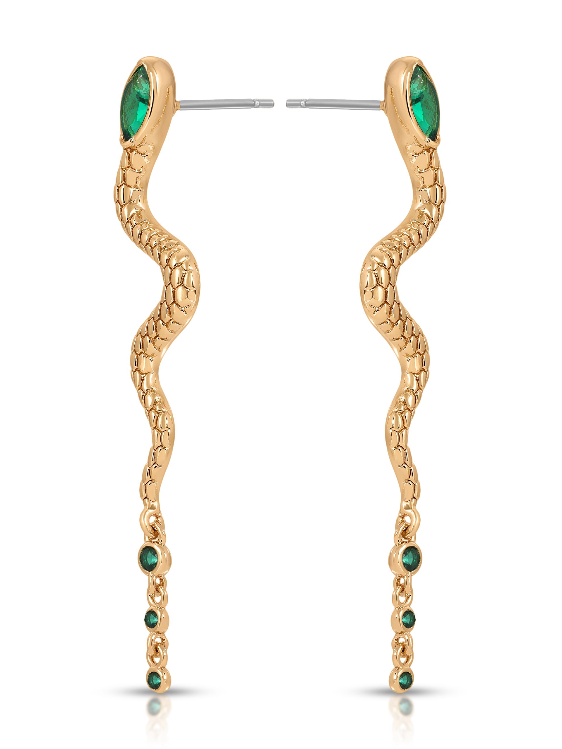 Serpentina Snake Earrings