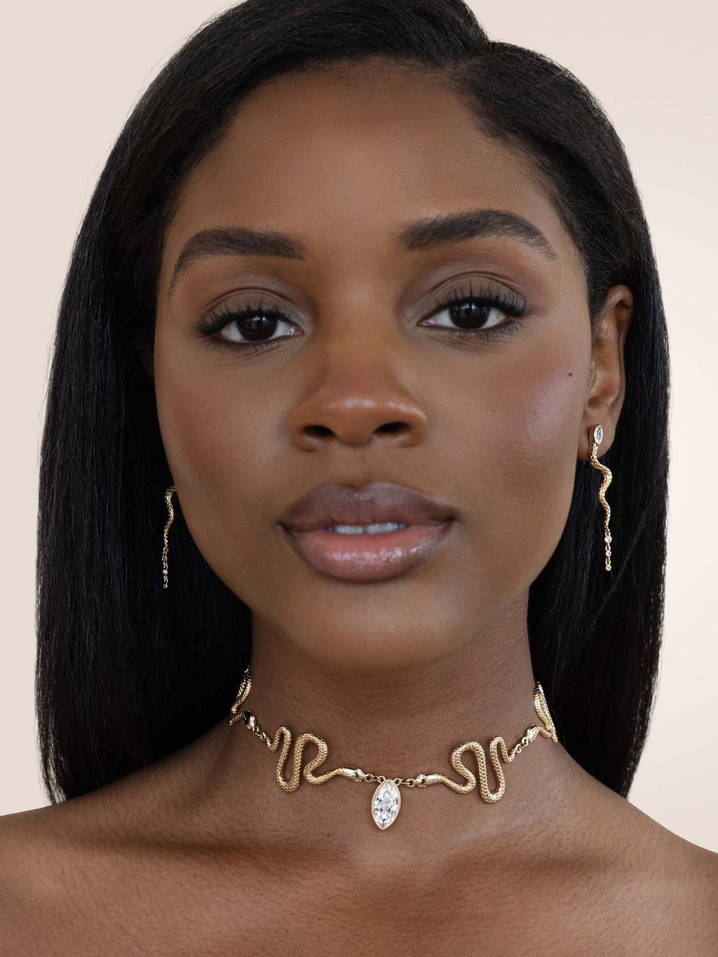 Serpentina Snake Earrings
