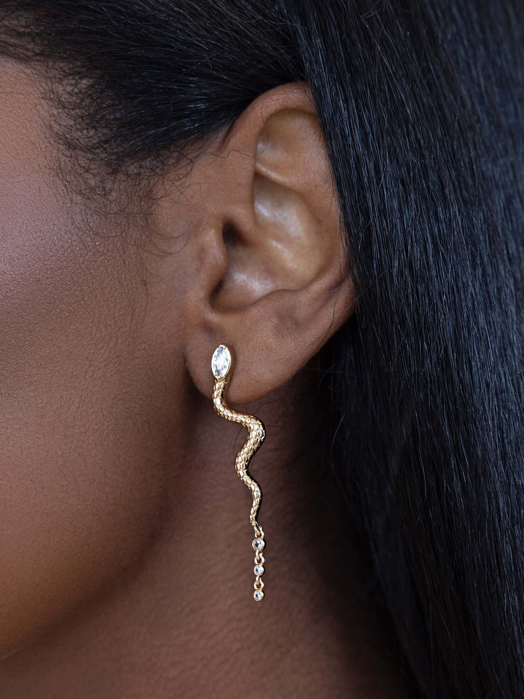 Serpentina Snake Earrings