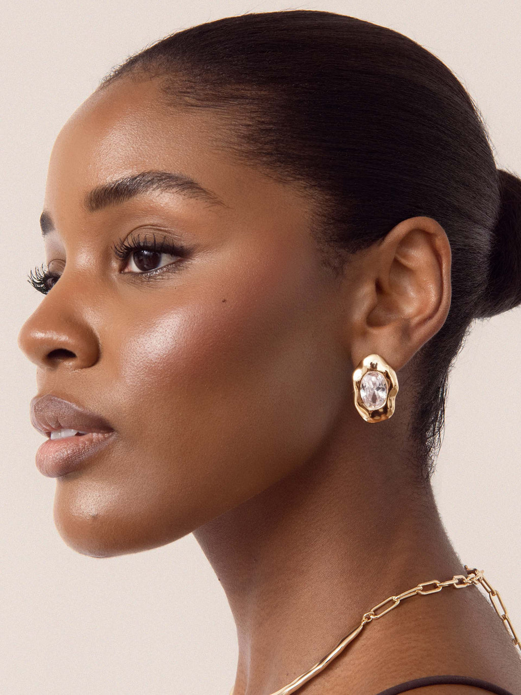 Molten Glow Crystal Studs