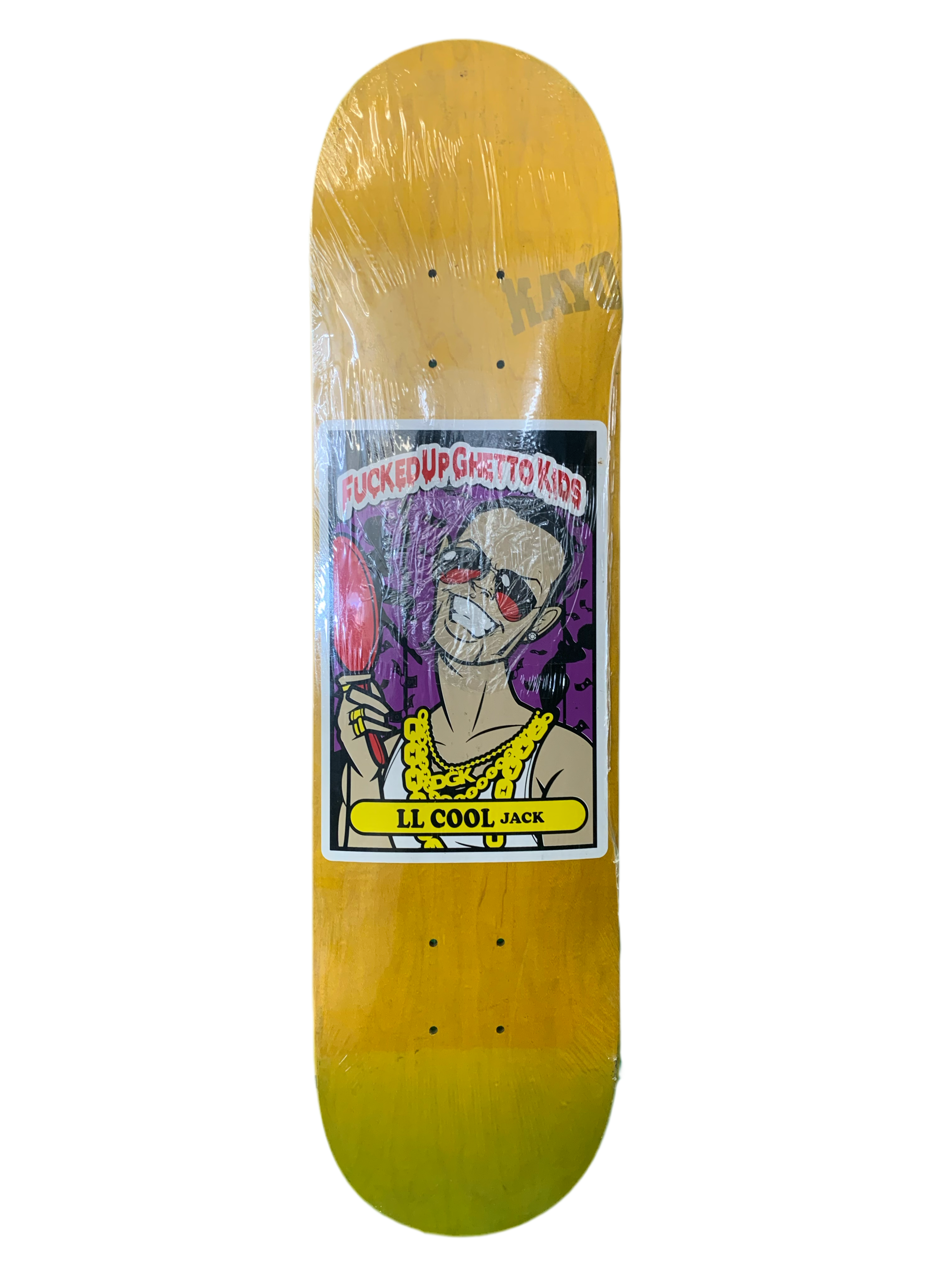 DGK Fucked Up Ghetto Kids Series LL Cool Jack 7.75" Classic Skateboard Deck