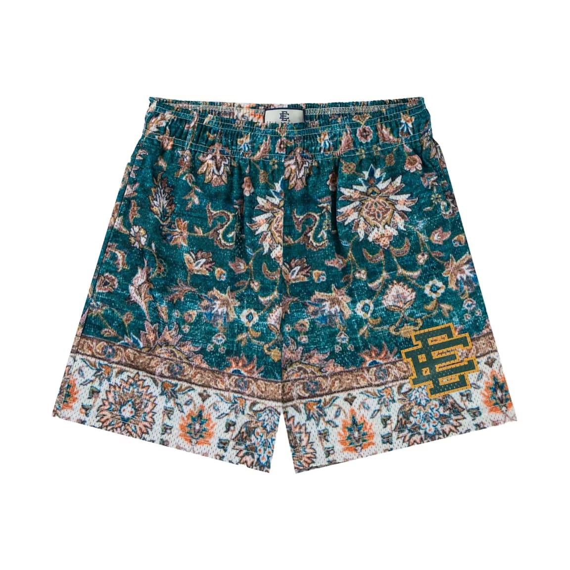 Eric Emanuel EE Basic Rug Print Short Green/White