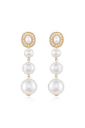 Graduating Pearl Dangle Earrings