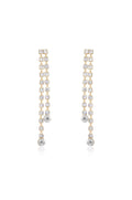 Crystal Sun Shower Dangle Earrings