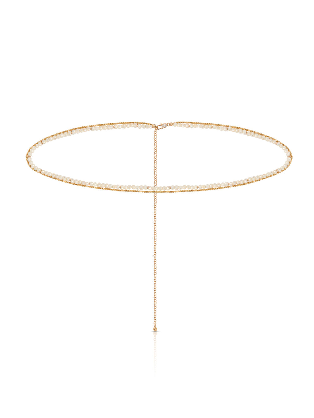 Freshwater Pearl Double Layer Waist Chain