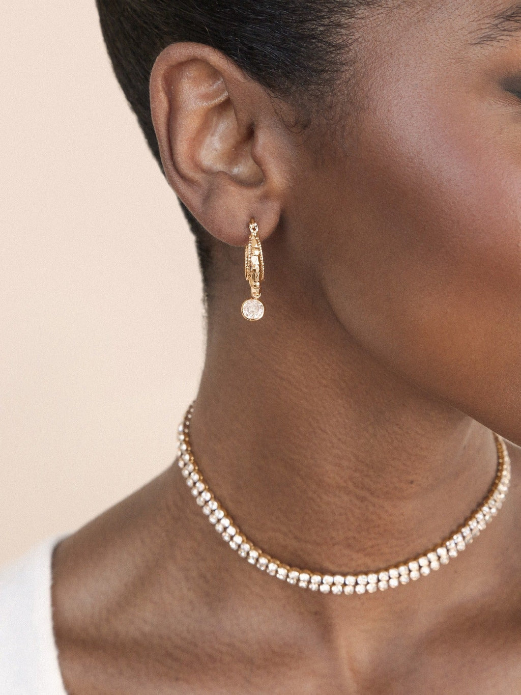 Boho Golden Hoop Earrings