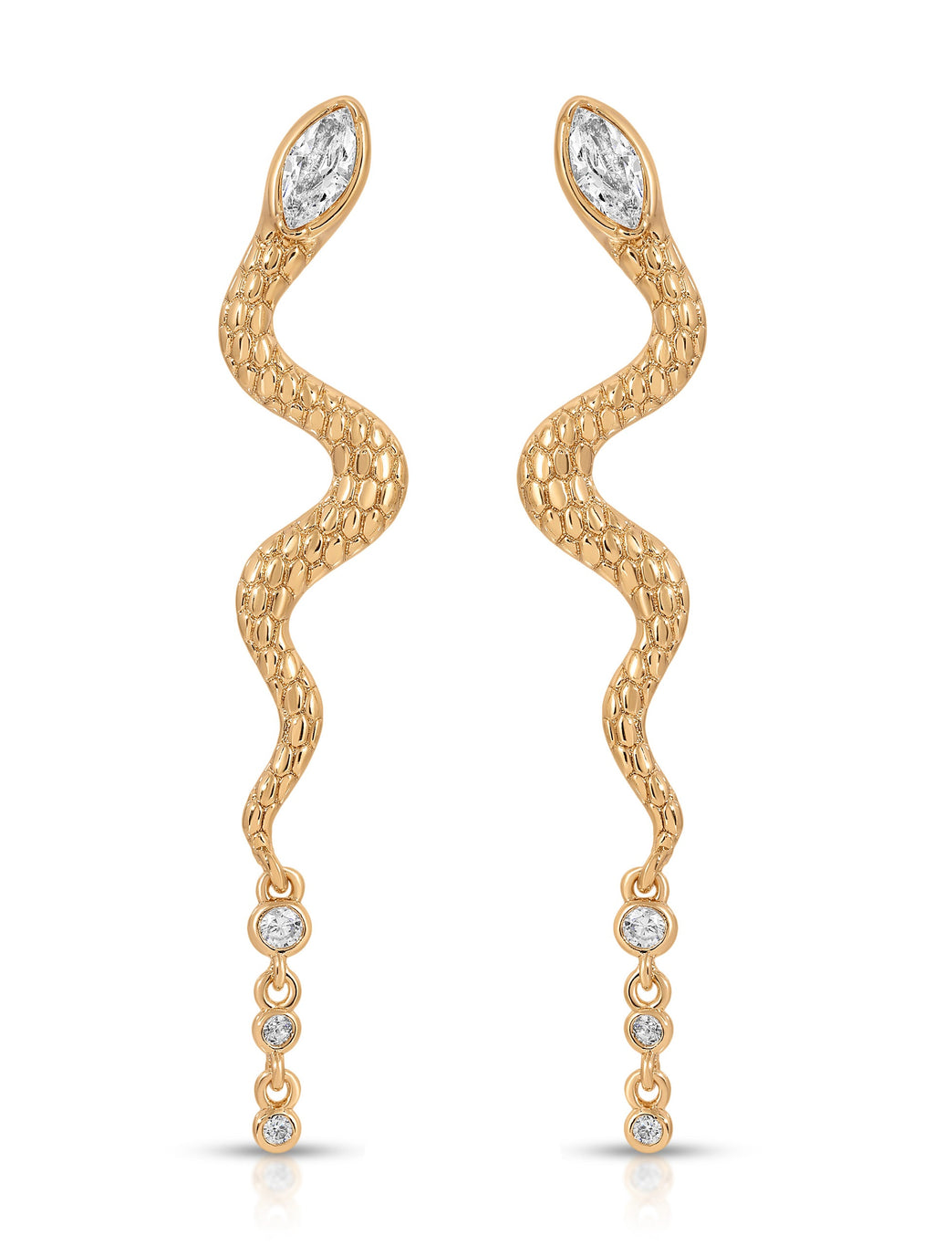 Serpentina Snake Earrings