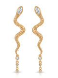 Serpentina Snake Earrings