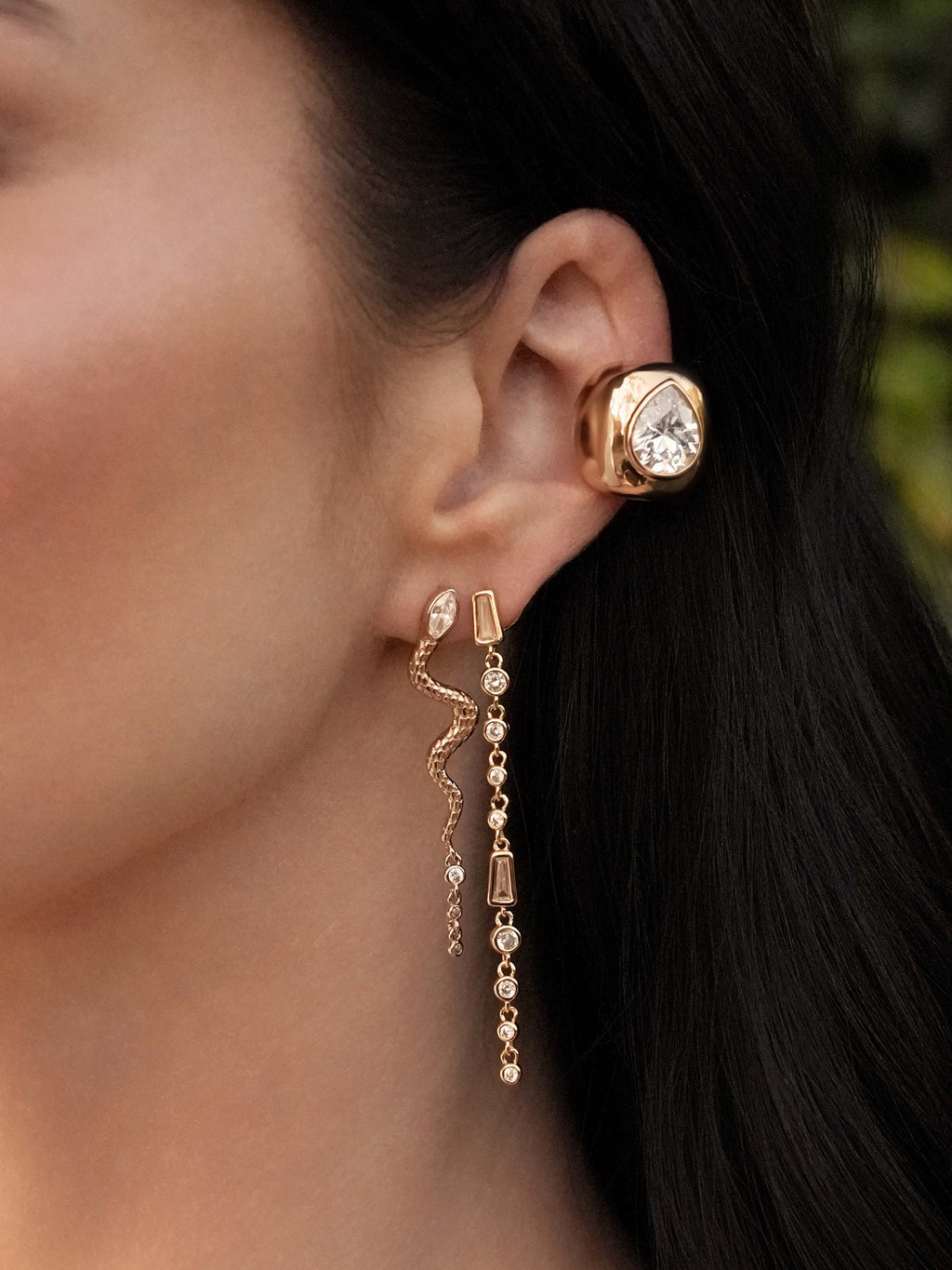 Serpentina Snake Earrings