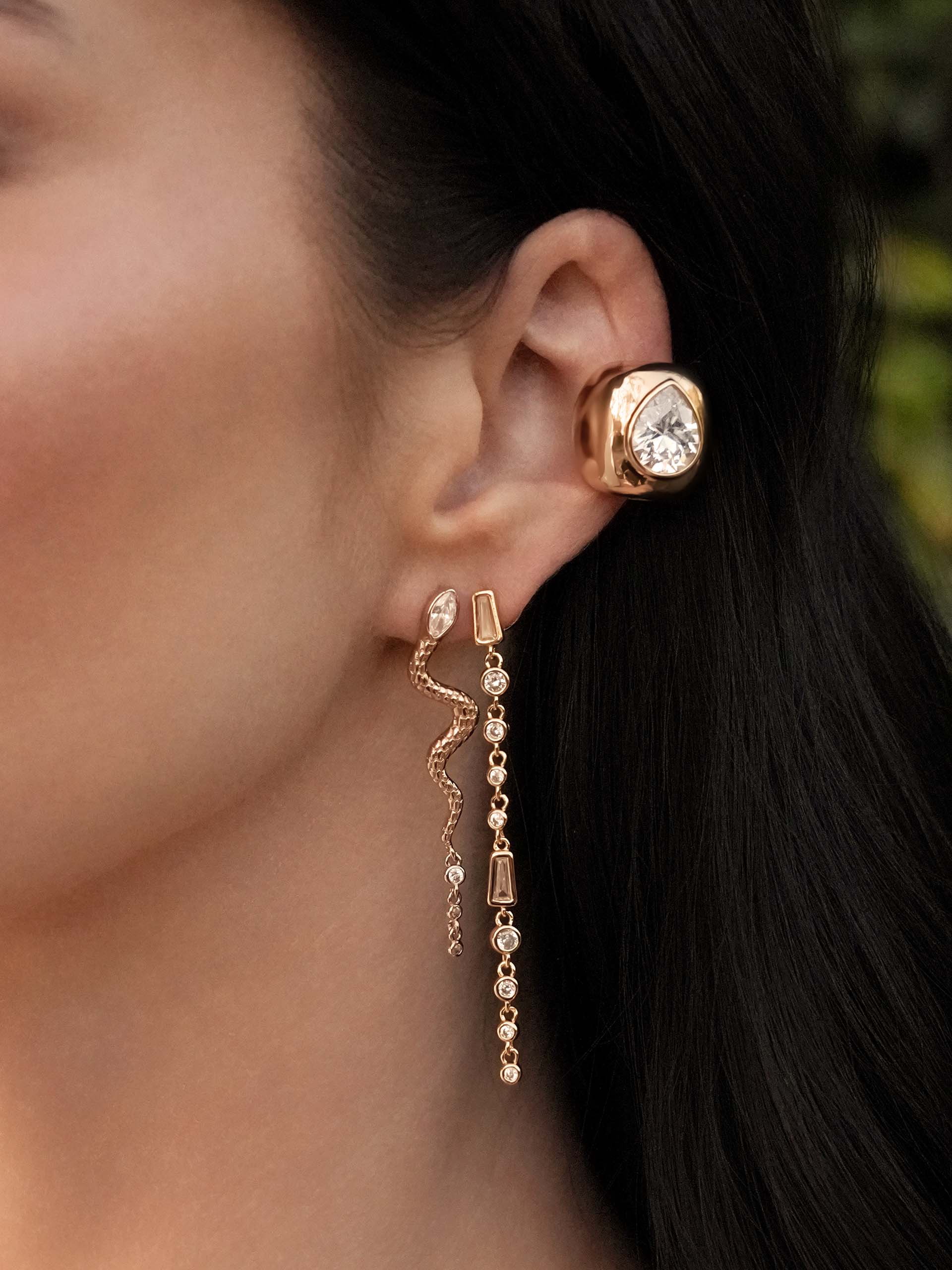 Serpentina Snake Earrings