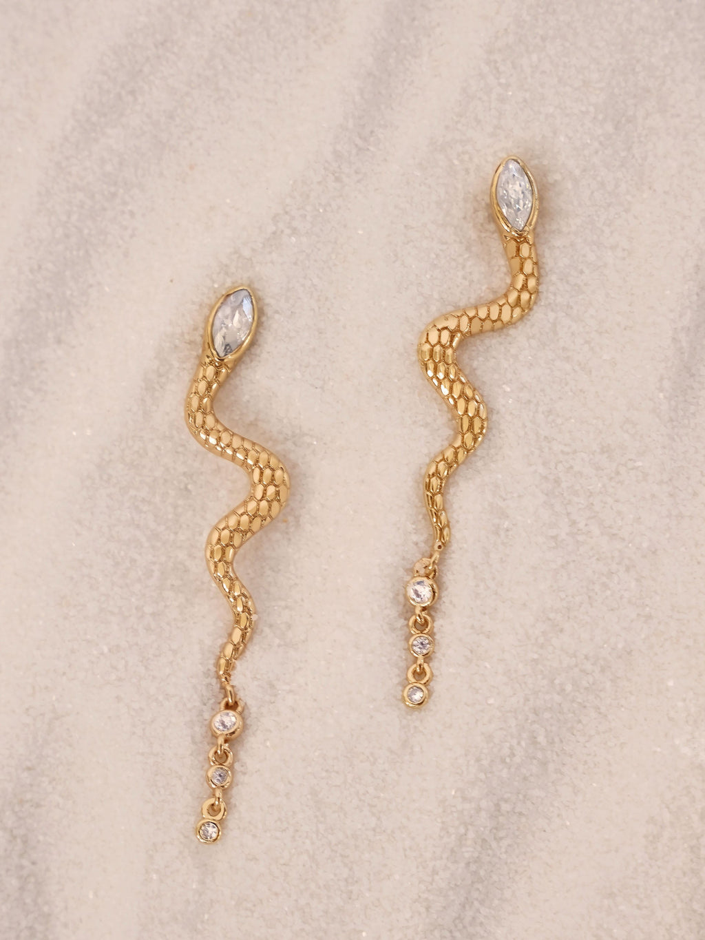 Serpentina Snake Earrings