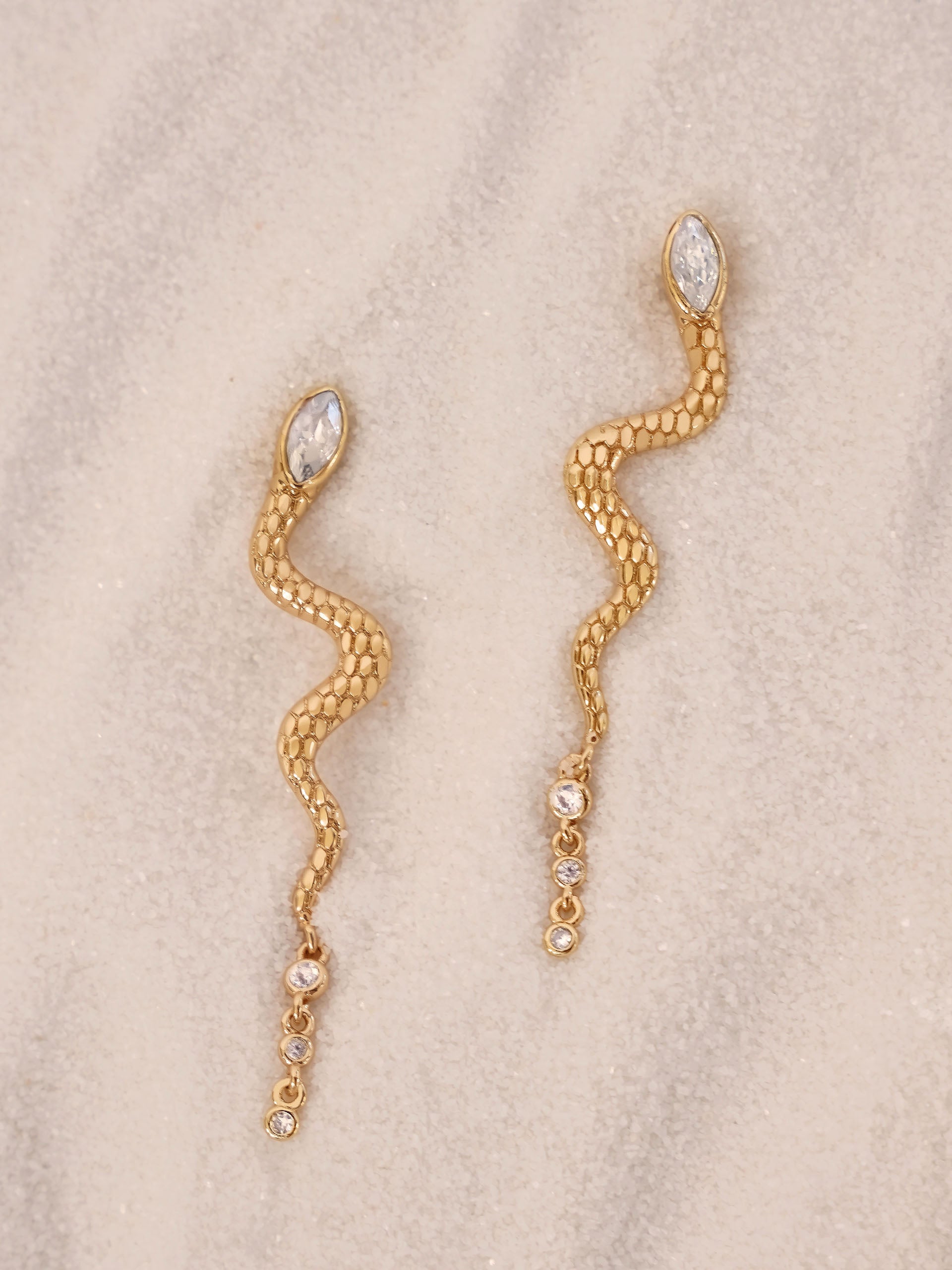 Serpentina Snake Earrings