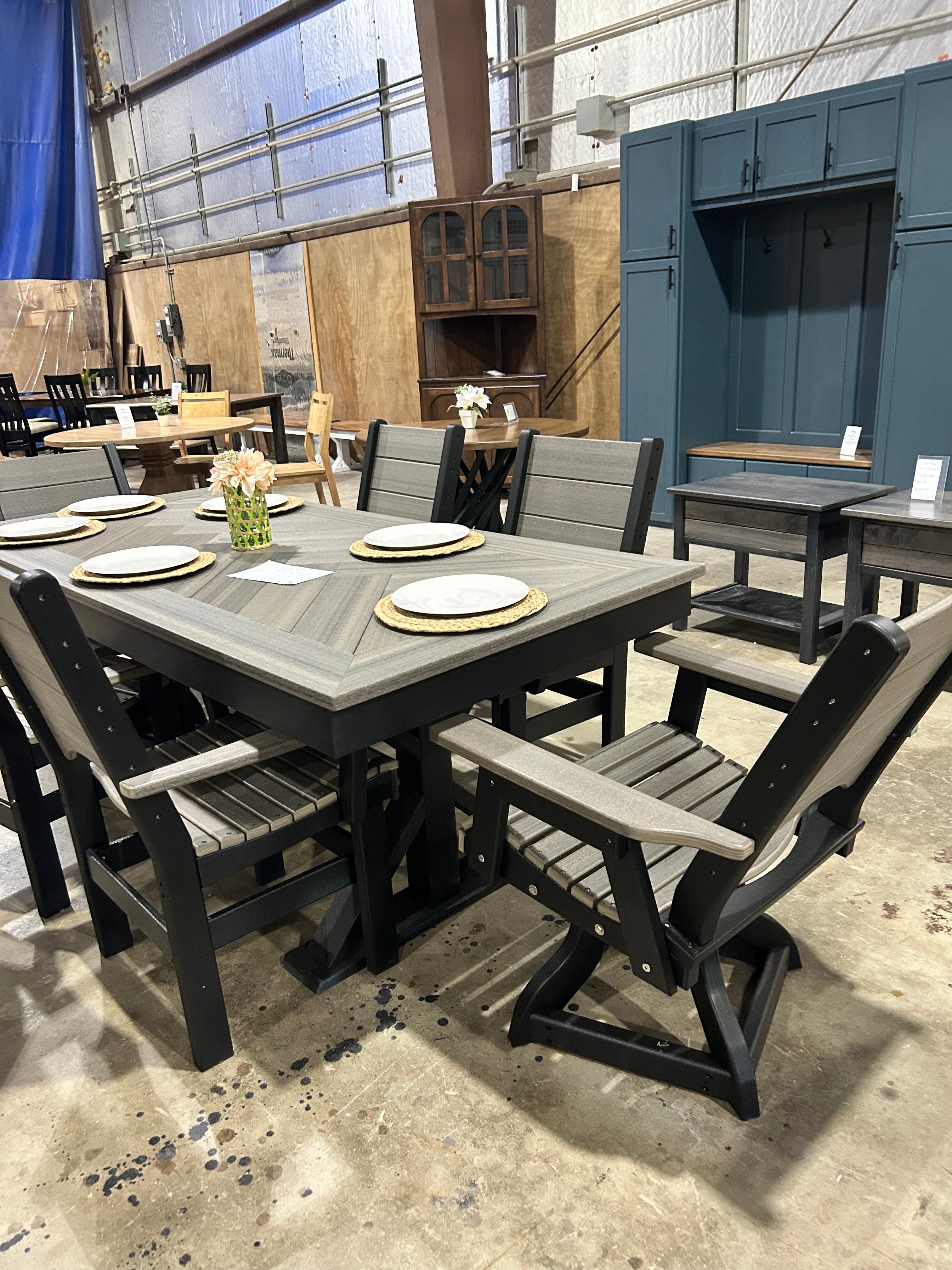 Outdoor Canyon Swivel Dining Chair - HDPE - All-Weather