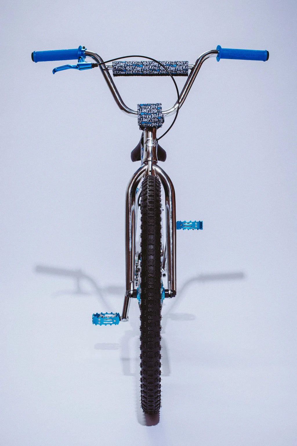 Cult x Fucking Awesome 26″ Cruiser Complete Bike - Chrome/Blue