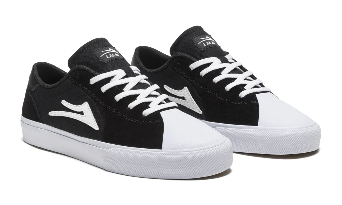 Lakai Shoes Flaco II - Black/White Suede