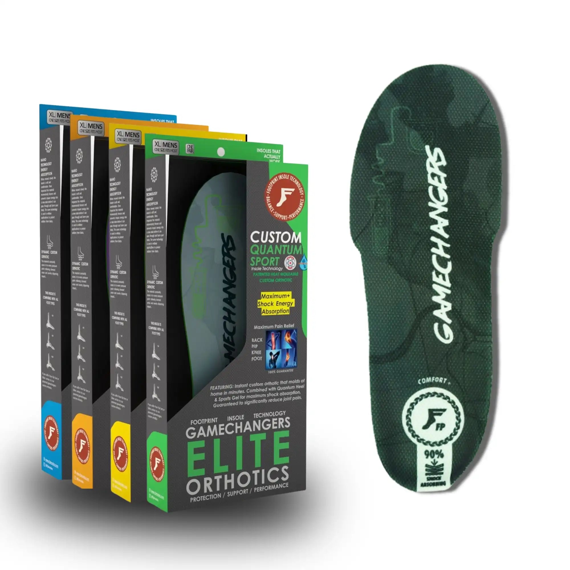 Footprint Gamechangers Mid 5m Toe 7m Heel Black Camo White Insoles
