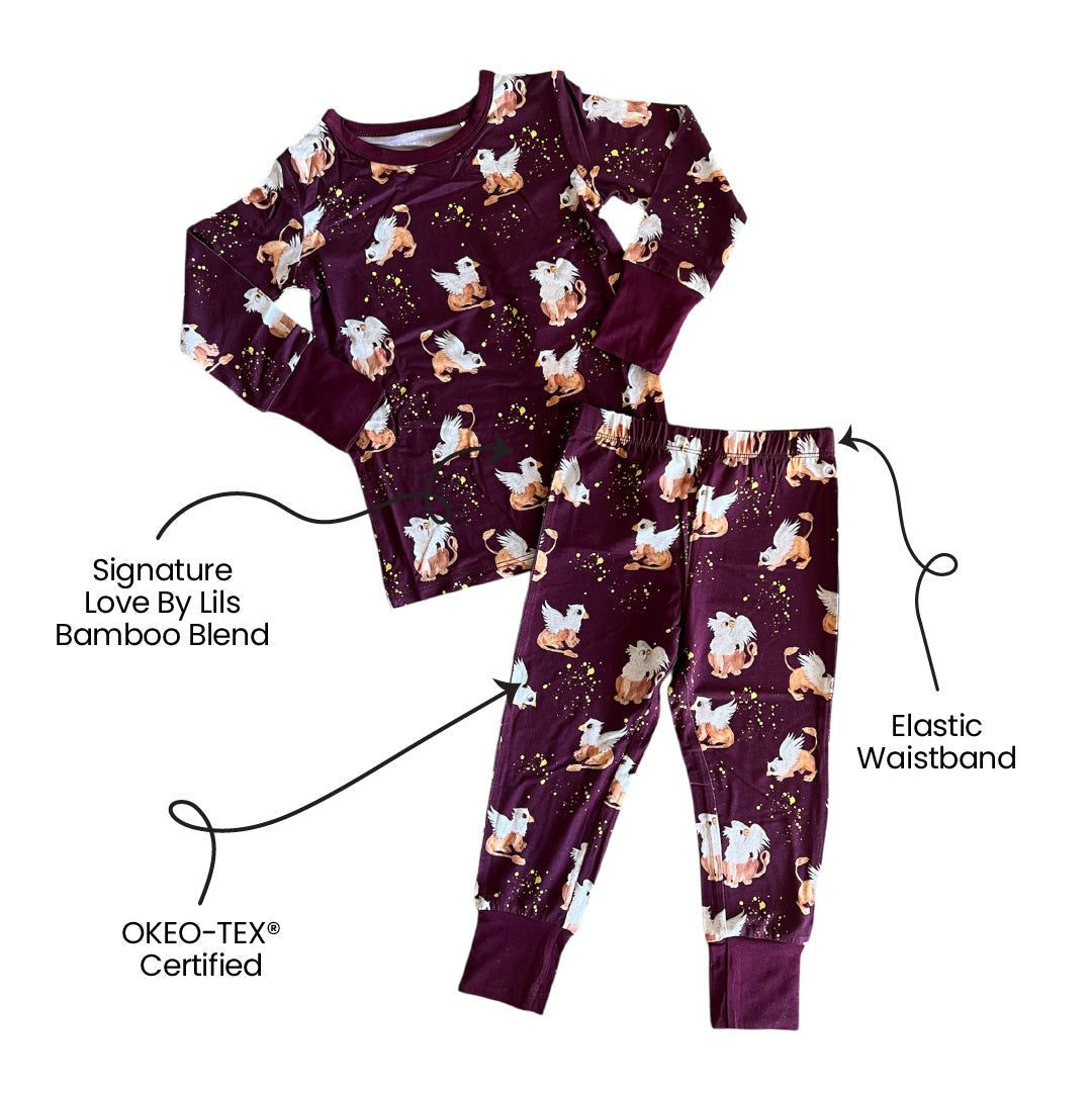 Griffin Bamboo 2-Piece Long Sleeve Set