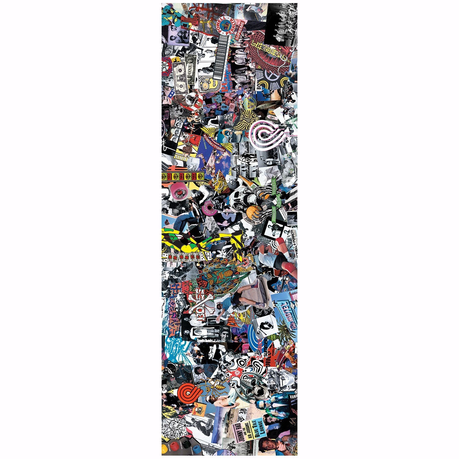 Powell Peralta Collage Griptape 10.5"x33" - White