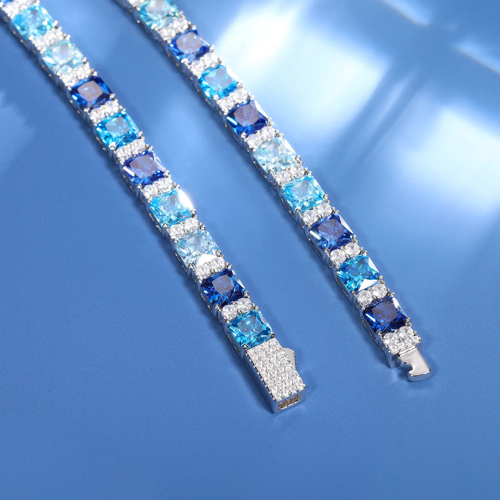 Azure Brilliance Guerilla Choice Bracelet / Sterling Silver 925